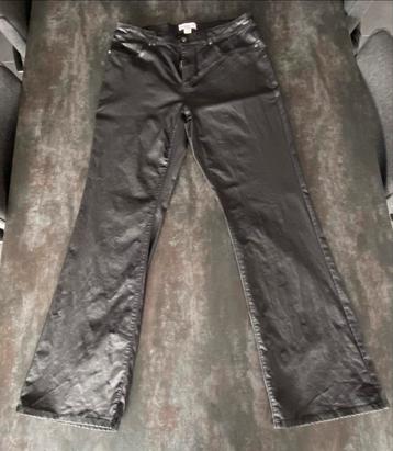 Broek Only Carmakona - zwart gecoat flared - maar 46/32 beschikbaar voor biedingen