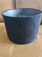 Zwarte velvet lampenkap merk lucide, Ophalen, Zo goed als nieuw, Rond, Minder dan 25 cm