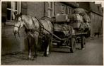 Papendrecht - Fotokaard - Paard met wagen, Verzamelen, Ansichtkaarten | Nederland, Ongelopen, Ophalen of Verzenden, Voor 1920