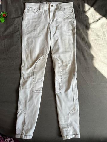 Paardrijbroek wit maat 158 beschikbaar voor biedingen