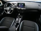 Nissan Juke 1.6 Hybrid N-Connecta 143 Pk Automaat Navigatie, 1300 kg, Gebruikt, Blauw, Leder en Stof