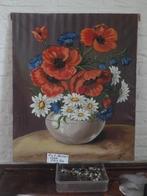 Antiek bloemenschilderij G. van den Heuvel, Antiek en Kunst, Ophalen