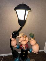 Vintage Popeye beeld vloerlamp zeldzaam (+- 1 meter hoog), Verzamelen, Disney, Ophalen of Verzenden