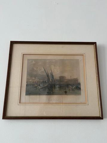 Gravure Civita Vecchia W. Leitch J.T. Willmore beschikbaar voor biedingen
