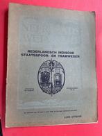 Afl. 2 De Nederlandsch Indische Staatspoor en Tramwegen 1920, Verzamelen, Spoorwegen en Tramwegen, Ophalen of Verzenden, Gebruikt
