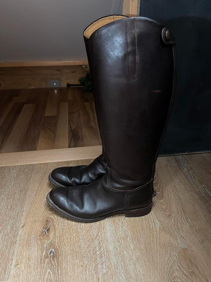 Bruine leren paardrijlaarzen maat 38, Dieren en Toebehoren, Paardrijkleding, Gebruikt, Dames, Schoeisel, Recreatie, Ophalen of Verzenden