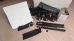 Elinchrom set studio flitsers 3 stuks + softboxen, Ophalen, Gebruikt, Overige merken