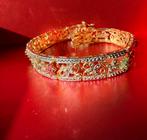 Dames armband 925 zilver vintage goud verguld NIEUW Antieke, Ophalen of Verzenden, Zilver, Armband, Verguld