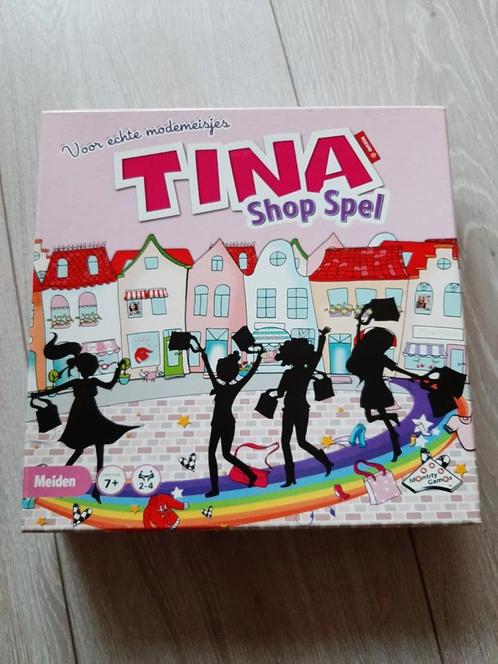 Tina's Shop Spel.     7+, Hobby en Vrije tijd, Gezelschapsspellen | Bordspellen, Zo goed als nieuw, Een of twee spelers, Drie of vier spelers