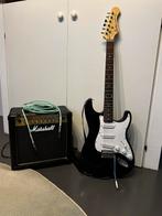 Fezley gitaar met Marshall versterker + Fender kabel, Muziek en Instrumenten, Gebruikt, Met versterker, Solid body, Ophalen