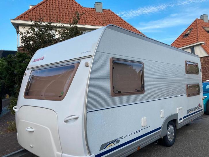 Dethleffs Camper 510 TK (2002) mover & luxe voortent, Caravans en Kamperen, Caravans, Particulier, tot en met 5, 1000 - 1250 kg