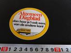 sticker krant algemeen dagblad dan hoor je 't ook eens van, Verzamelen, Ophalen, Zo goed als nieuw, Bedrijf of Vereniging