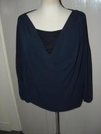 ENVY COLLECTION blouse - top, maat s/m donkerblauw (Voile), Blauw, Ophalen of Verzenden, ENVY COLLECTION, Zo goed als nieuw