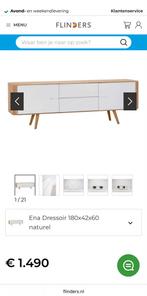 Gazzda Ena Dressoir - Stijlvol en Tijdloos, Ophalen, 150 tot 200 cm, Eikenhout, Zo goed als nieuw