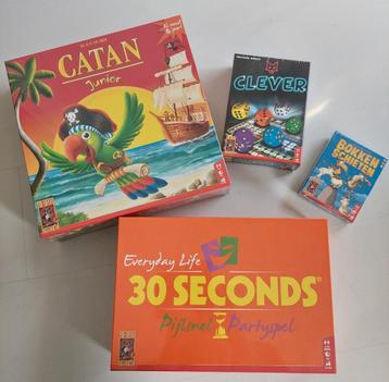 NIEUW 4x Bordspel 30 Seconds Catan Junior Clever Bokken Spel beschikbaar voor biedingen
