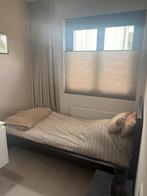 Zo goed als nieuw ikea malm bed 90x200 met nieuw matras, Ophalen, 90 cm, Eenpersoons, Wit