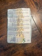 7x 5 euro biljet MA (UNC), Postzegels en Munten, Bankbiljetten | Europa | Eurobiljetten, Setje, Ophalen of Verzenden, 5 euro