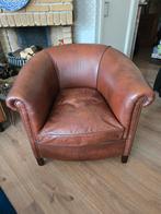 Leren Clubfauteuil - Klassiek en Comfortabel - club chair, Ophalen, Gebruikt, 75 tot 100 cm, Clubchair