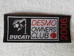 Ducati desmo owners club patch 2006, Ophalen of Verzenden, Nieuw, Motoren