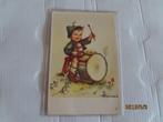 oude kinderkaart kind met trommel, Ophalen of Verzenden, Ongelopen, Kinderen