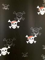 Nieuwe rol behang. Dutch wallcoverings. Piratenschedels., Ophalen, 10 tot 25 m², Zwart, Piraten, schedel