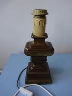 Brons lampvoet met snoer bronzen voet lamp 33 cm 3,5 kg, Ophalen of Verzenden