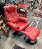 Fauteuil Hjort Knudsen lederen relax fauteuil, Huis en Inrichting, Fauteuils, Ophalen of Verzenden