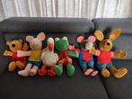 Kikker en Vriendjes handpoppen en poppenkastdoek, Kinderen en Baby's, Speelgoed | Knuffels en Pluche, Ophalen, Zo goed als nieuw