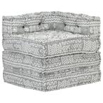 NIEUWE Poef modulair lichtgrijs 58 cm dik (3 kussens), Nieuw, Ophalen of Verzenden, Verkoop@continutrade.com, Stof