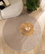 Rond vloerkleed Scandinavisch - beige 250 nieuw, Beige, Rond, Ophalen of Verzenden, 200 cm of meer
