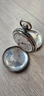Invar zilveren heren zakhorloge, Zwitserland ca. 1920, Overige merken, Zakhorloge, 1900 tot 1930, Ophalen of Verzenden