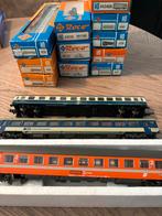 Partij roco rijtuigen en wagons, Hobby en Vrije tijd, Modeltreinen | H0, Gebruikt, Gelijkstroom, Wagon, Ophalen of Verzenden