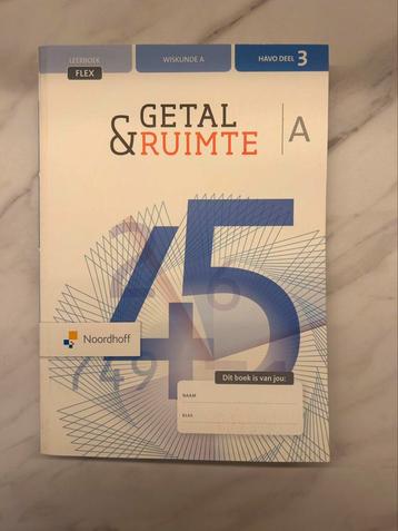 Wiskunde A boek - Getal & Ruimte HAVO deel 3 beschikbaar voor biedingen