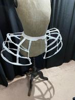 Witte Crinoline, hoepelrok, mooi voor feesten, Carnaval e.d., Antiek en Kunst, Ophalen of Verzenden