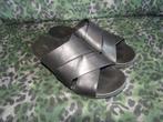 Fitflops slippers maat 38 zwart leer - comfortabele slippers, Slippers, Zwart, Ophalen of Verzenden, Fitflop