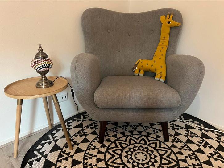 Fauteuil stoel Viborg leen bakker licht grijs, Huis en Inrichting, Fauteuils, Gebruikt, Stof, 50 tot 75 cm, 75 tot 100 cm, Ophalen