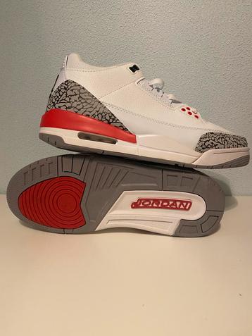 Replica nike air Jordan 3 white red cement maat 44 beschikbaar voor biedingen