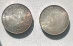Zilveren 10 gulden en 2 1/2 gulden, Postzegels en Munten, Munten | Nederland, Ophalen, Koningin Juliana, 10 gulden, Zilver