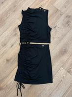 Rok met top 2 delige set nikkie nieuw, Ophalen of Verzenden, Zo goed als nieuw, Zwart, Boven de knie