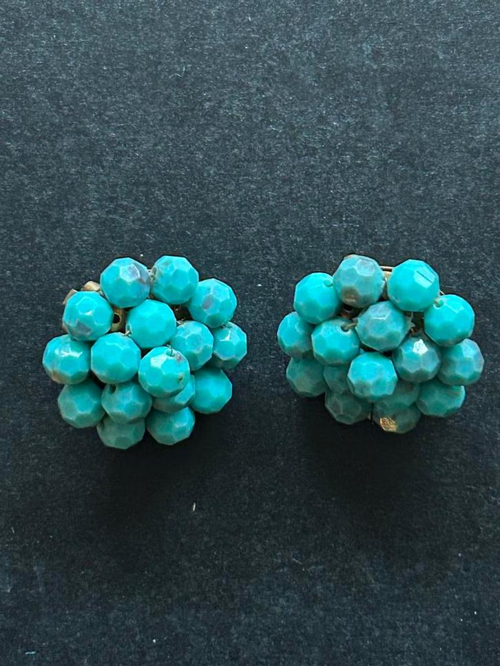 Vintage '60s Oorbellen - Goede Staat, Sieraden, Tassen en Uiterlijk, Oorbellen, Gebruikt, Knopjes of Stekers, Overige materialen