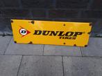 emaille Dunlop bord, Ophalen of Verzenden, Gebruikt, Reclamebord