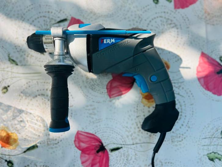 Ferm Power Drill Klopboormachine 710W, Doe-het-zelf en Verbouw, Gereedschap | Boormachines, Gebruikt, Boormachine, 600 watt of meer