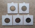 5x verschillende 2 euro herdenkingsmunten, Ophalen of Verzenden