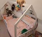 Pracht wit huisjesbed, Ophalen, Zo goed als nieuw, Stapelbed