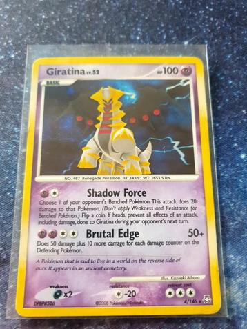 Pokémon kaart Giratina #4 Legends Awakened  beschikbaar voor biedingen
