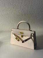 Hermes mini kelly, Ophalen of Verzenden, Zo goed als nieuw, Wit, Handtas