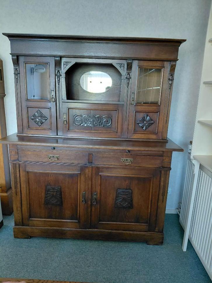 kast woonkamer, Huis en Inrichting, Kasten | Dressoirs, Gebruikt, 100 tot 150 cm, 25 tot 50 cm, Met lade(s), Met deur(en), Met plank(en)