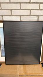 Zwarte kunststof lijst met glas, Ophalen of Verzenden, Zo goed als nieuw, Kunststof, Minder dan 50 cm