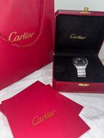Cartier Horloge, Sieraden, Tassen en Uiterlijk, Horloges | Heren, Overige merken, Staal, Staal, Verzenden