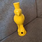 Parkiet kaarsenstandaard 24cm. hoog geel, Overige materialen, Overige kleuren, Nieuw, Ophalen of Verzenden